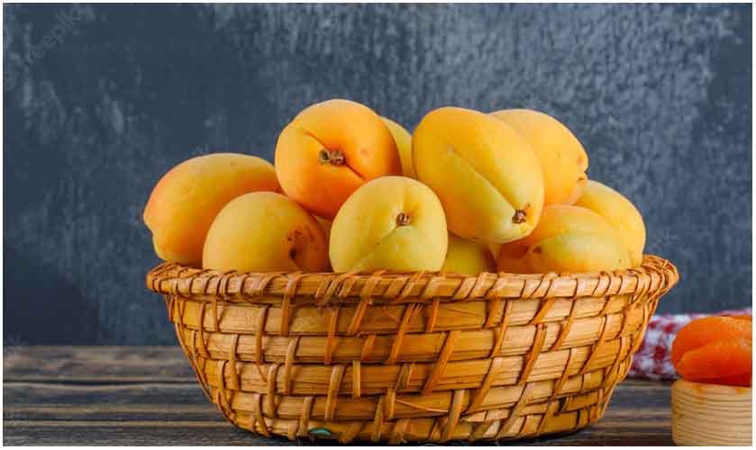 4 fresh apricots (15 g of carbs)